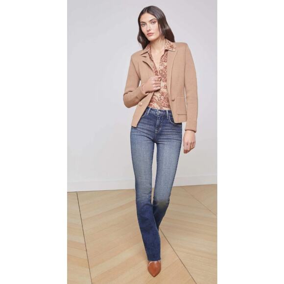 L'AGENCE Lacey Knit Blazer Size XS New‎ with Tags - Picture 4 of 14